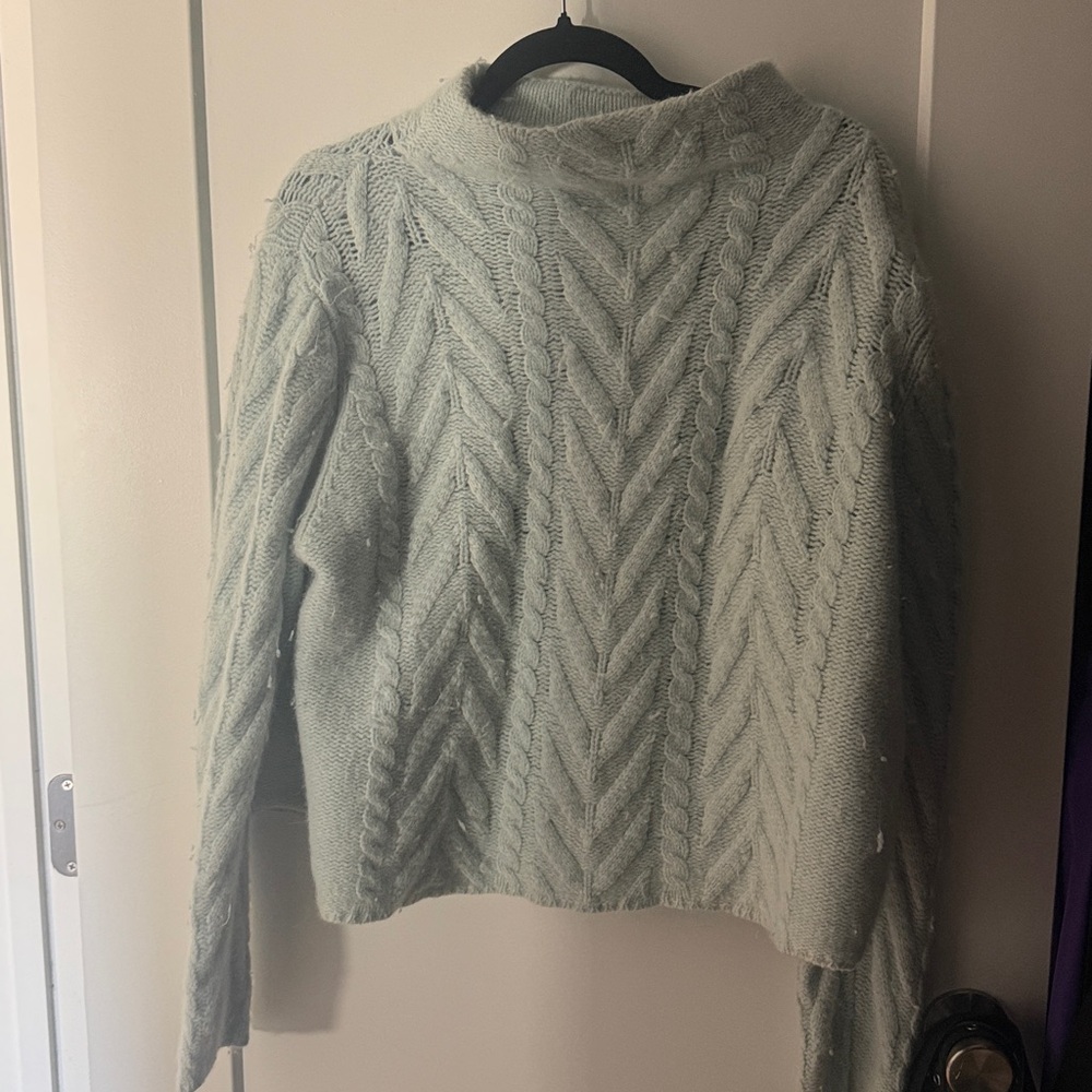 Cozy Cream Cable Knit Sweater